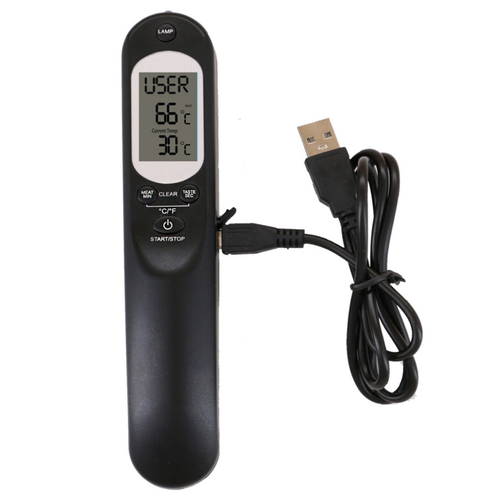 Smart Digital Meat Thermometer with LED Light