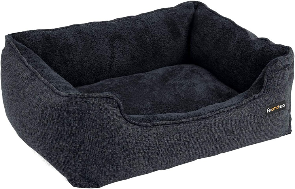 110cm Dog Sofa Bed with Removable Washable Cover Dark Grey