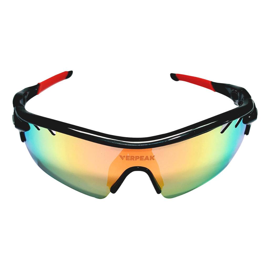 Sport Sunglasses Type 1 (Black frame with Red end tip)