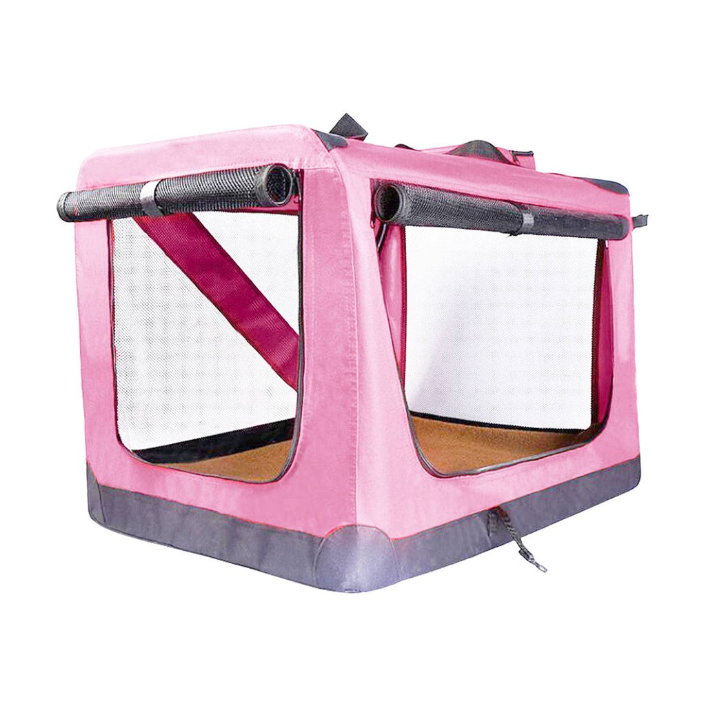 Portable Pet Carrier-Model 1-XL Size (Pink)