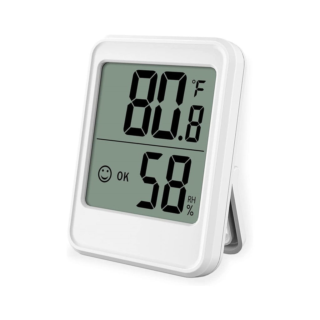 Thermo Hygrometer No Highlow Record White