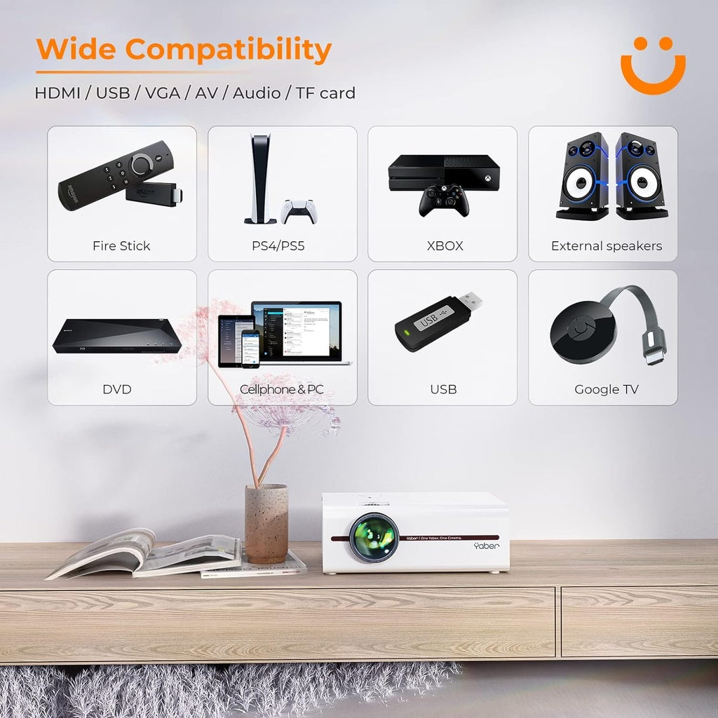 V5 Native 720P LCD Entertainment Projector