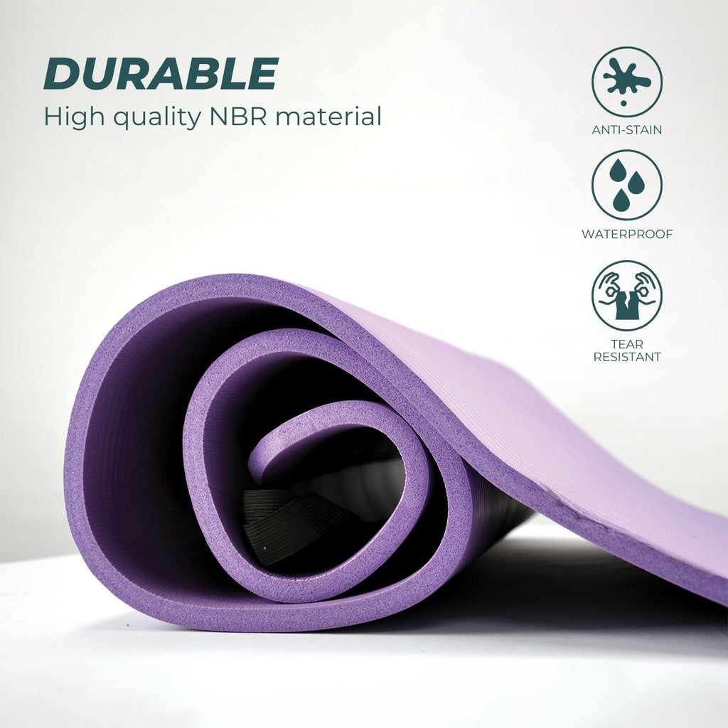 NBR Yoga Mat 2.0CM (Purple)