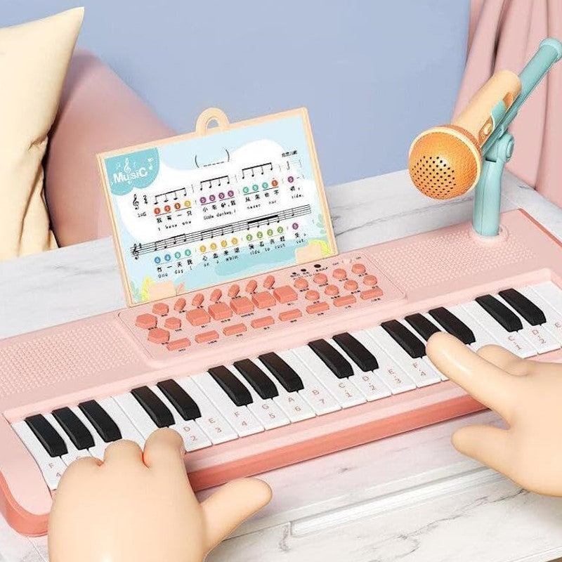 Kids Toy Musical Educational Electronic Piano Keyboard (Pink)