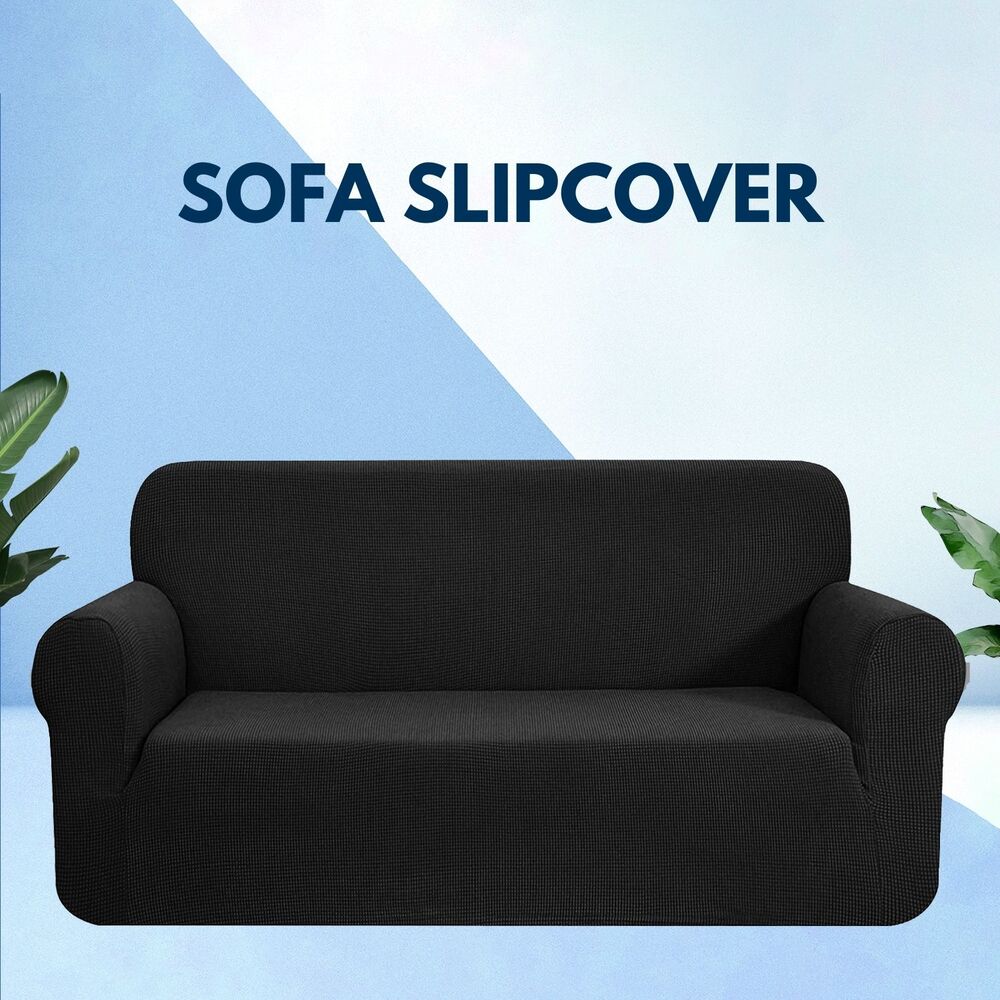 Velvet Sofa Cover 3 Seater (Grey)