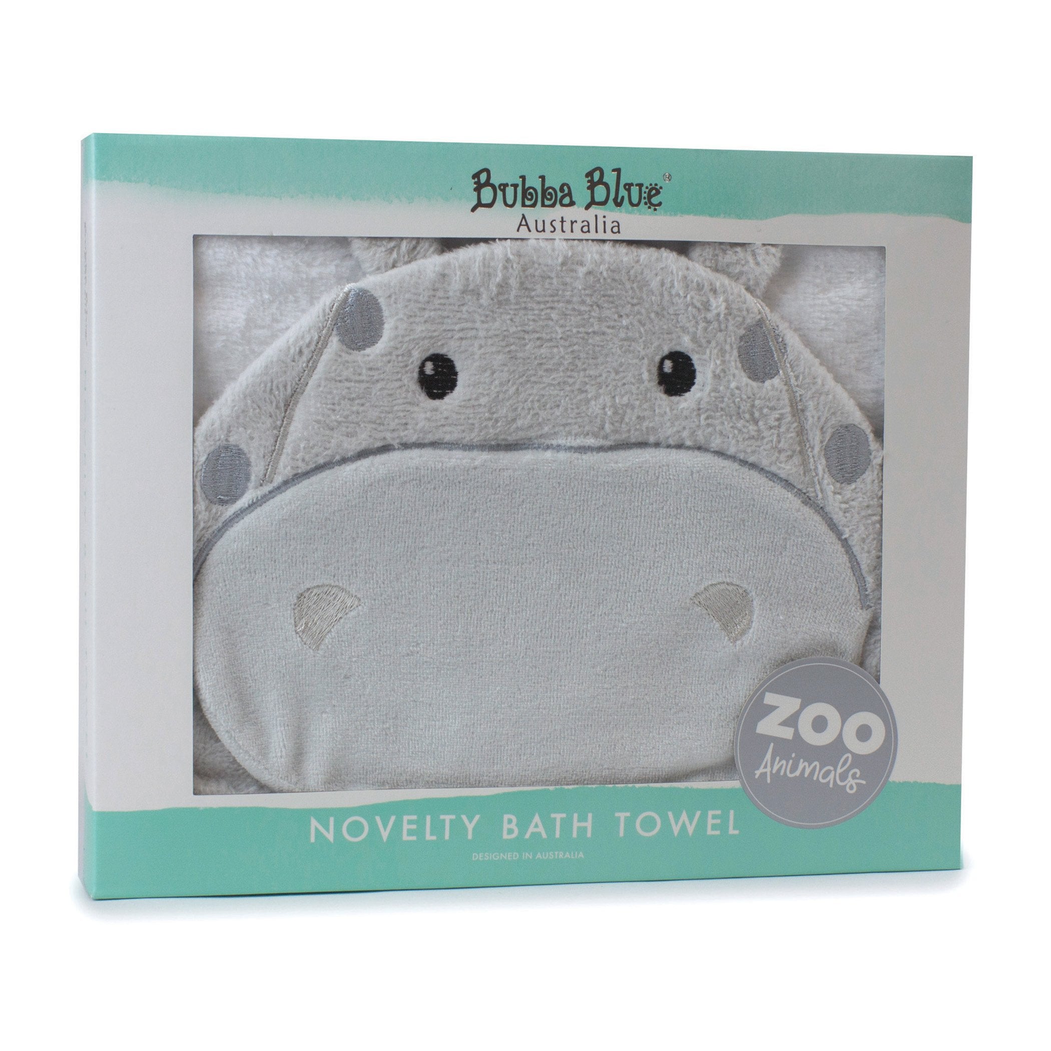 Hippo Novelty Baby Bath Towel
