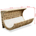 Cat Bed with Cushion Water Hyacinth 35x18x18 cm
