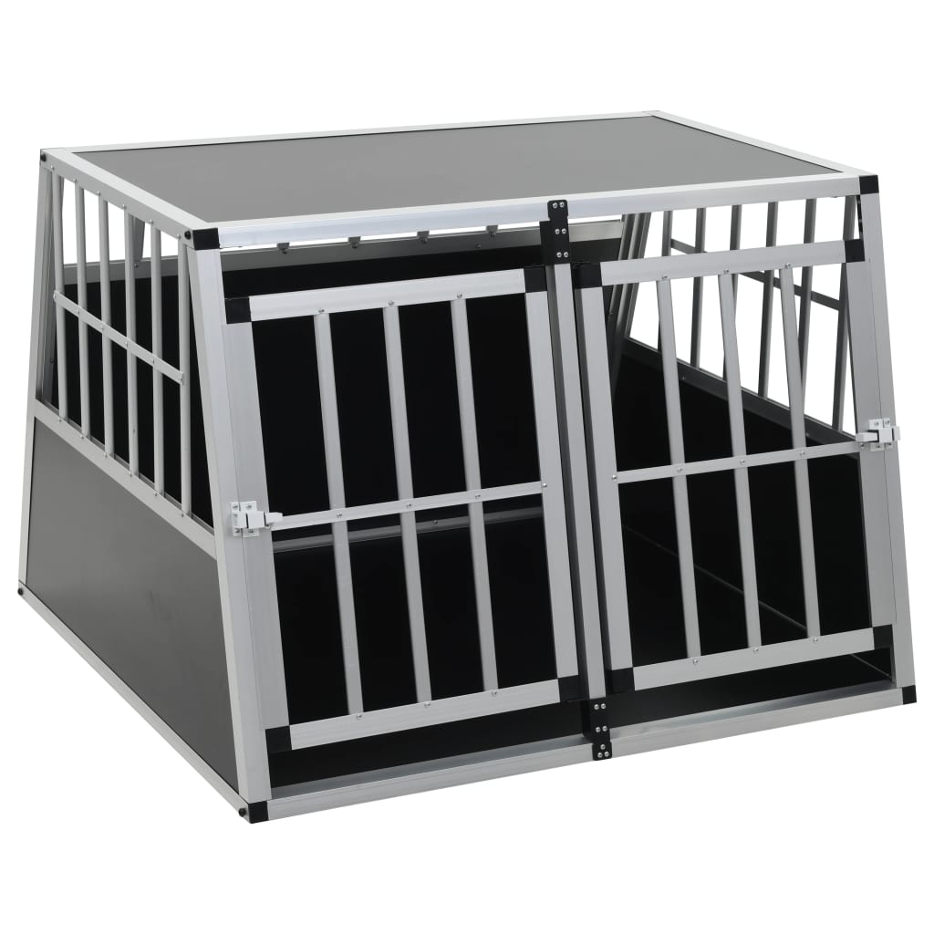 Dog Cage with Double Door 94x88x69 cm