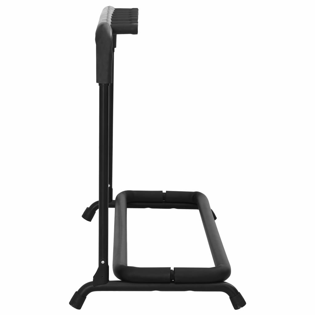 Guitar Stand 7 Sections Black Steel