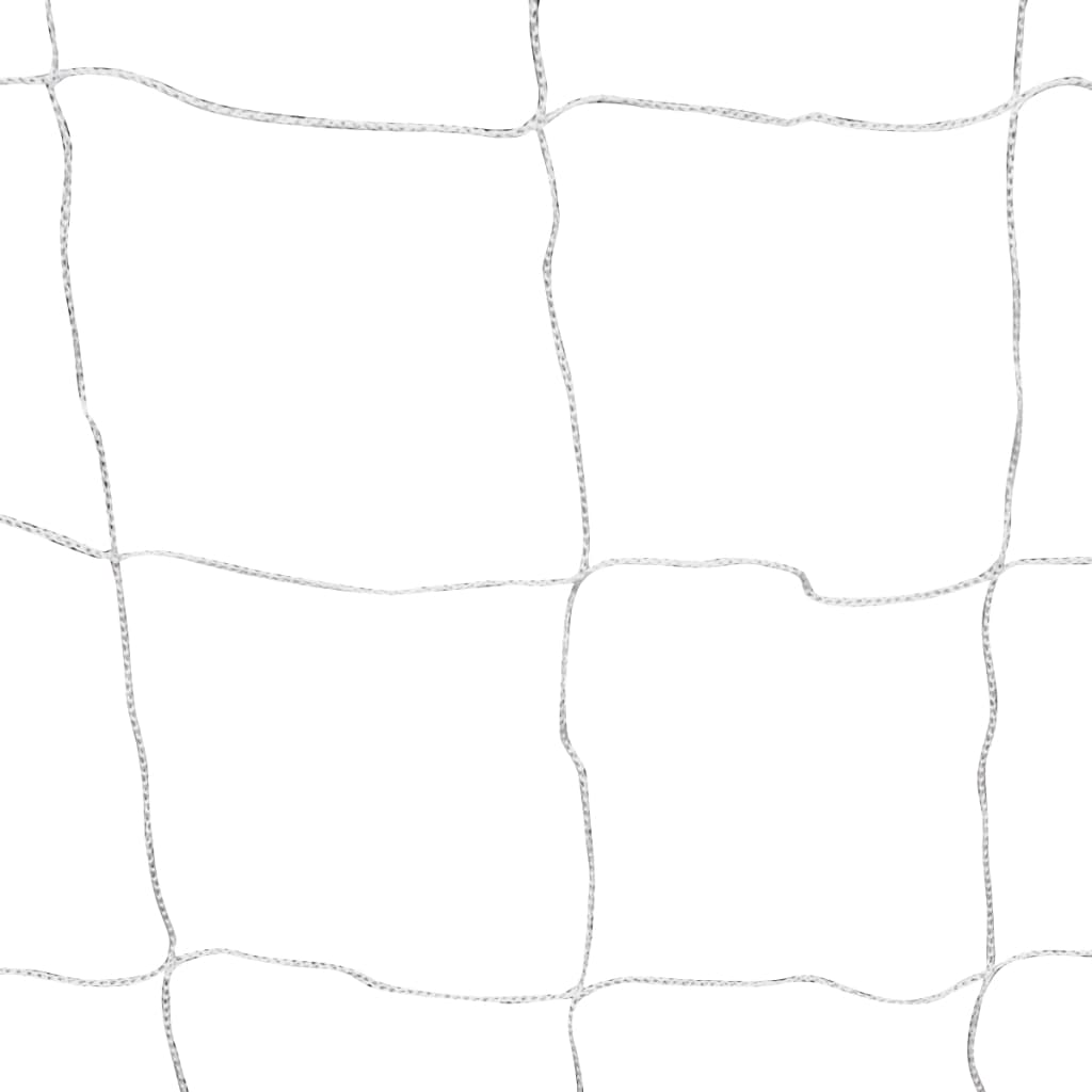 Football Goal with Net 182x61x122 cm Steel White