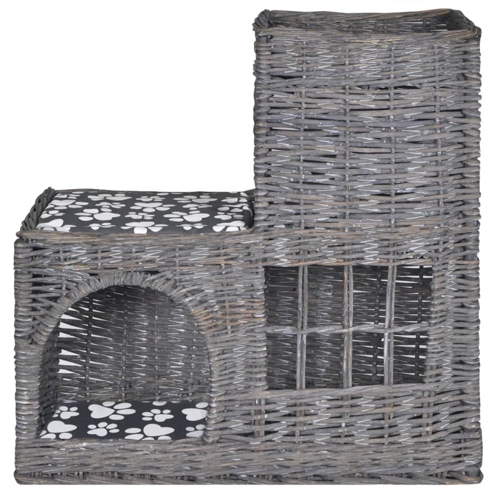 Willow Cat Tree Pet House/Bed/Castle/Scratching Post with Cushion