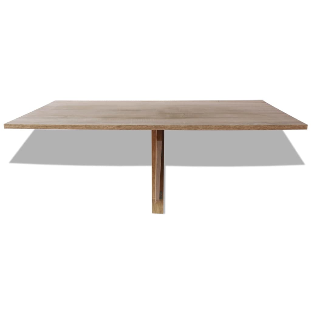 Folding Wall Table Oak 100x60 cm