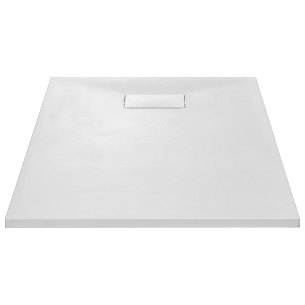 Shower Base Tray SMC White 120x70 cm