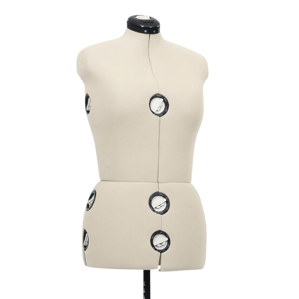 Adjustable Dress Form Female Cream M Size 40-46