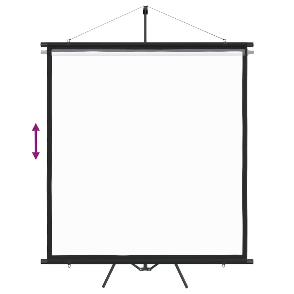 Projection Screen with Tripod 160 cm 1:1