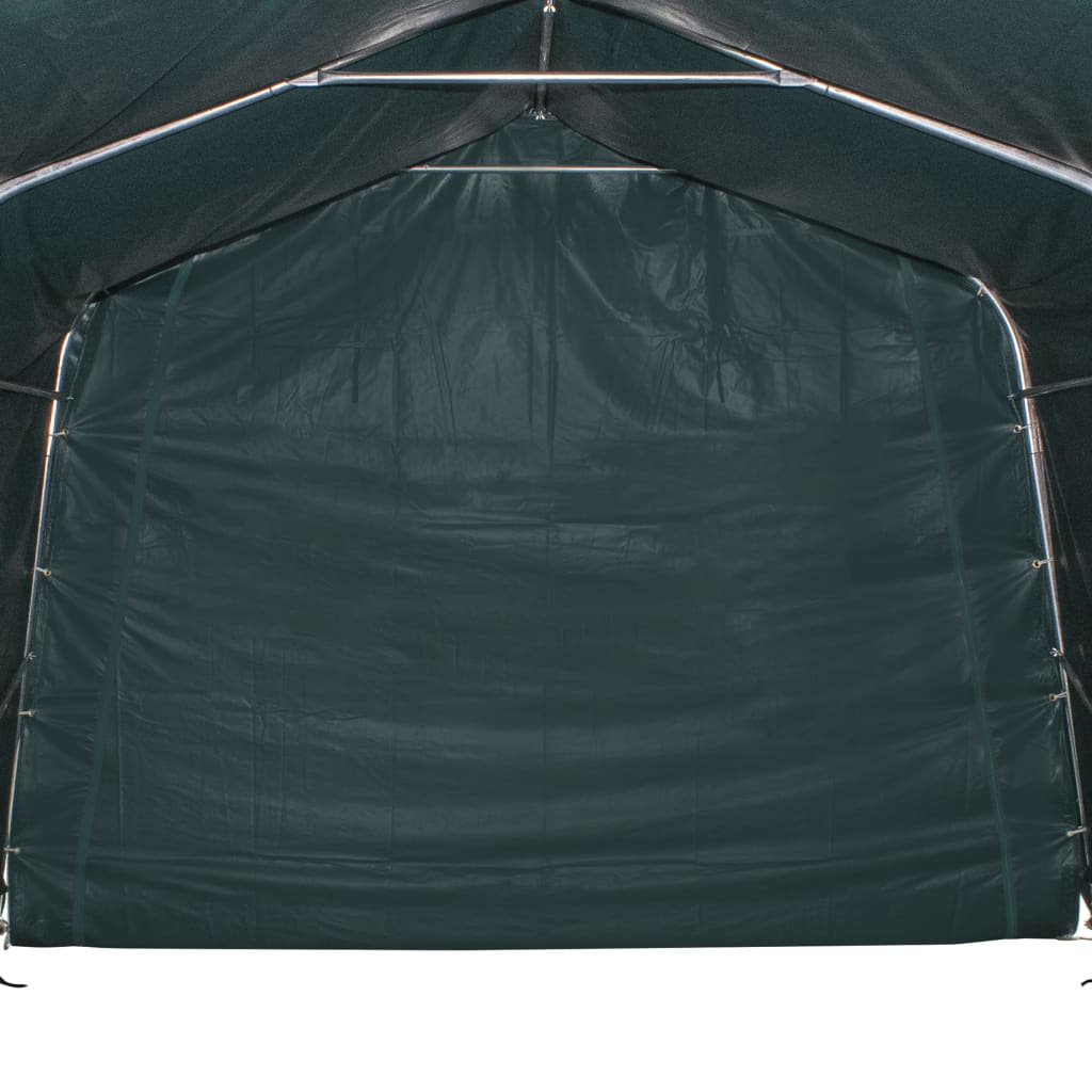 Removable Livestock Tent PVC 550 g/m² 3.3x3.2 m Dark Green