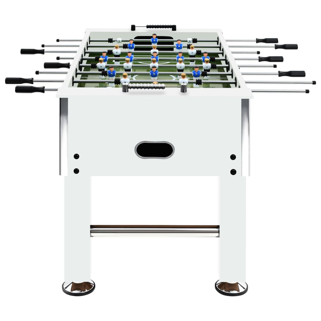 Football Table Steel 60 kg 140x74.5x87.5 cm White