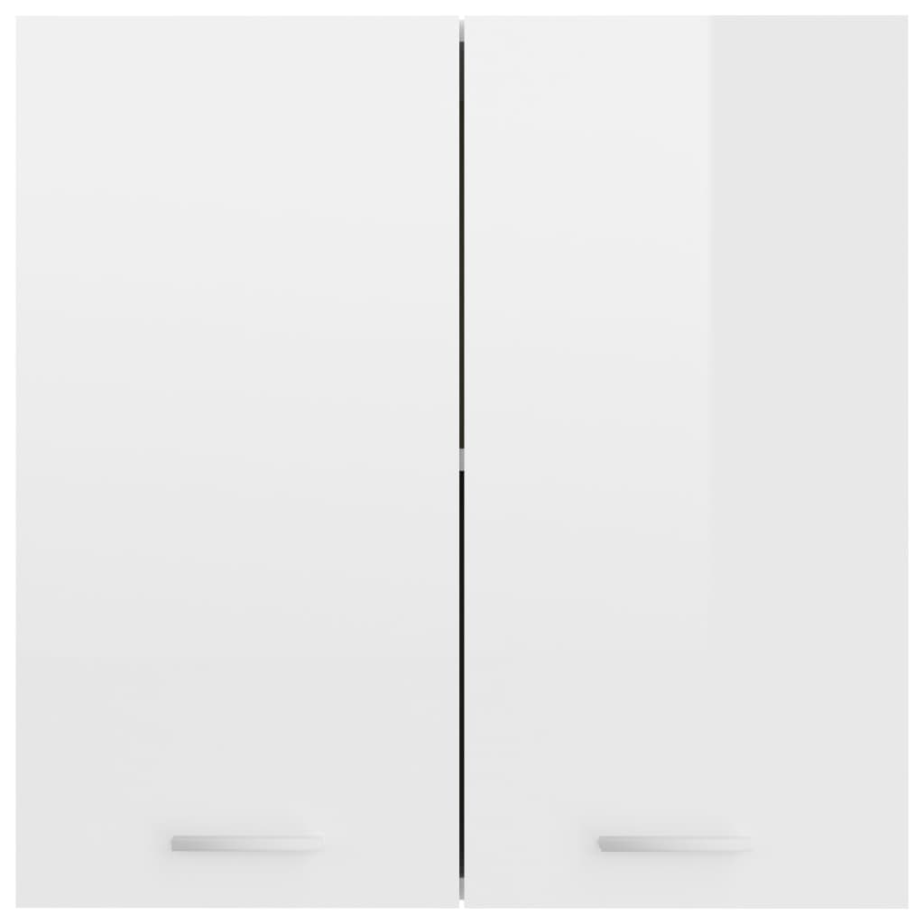 Hanging Cabinet High Gloss White 60x31x60 cm Engineered Wood