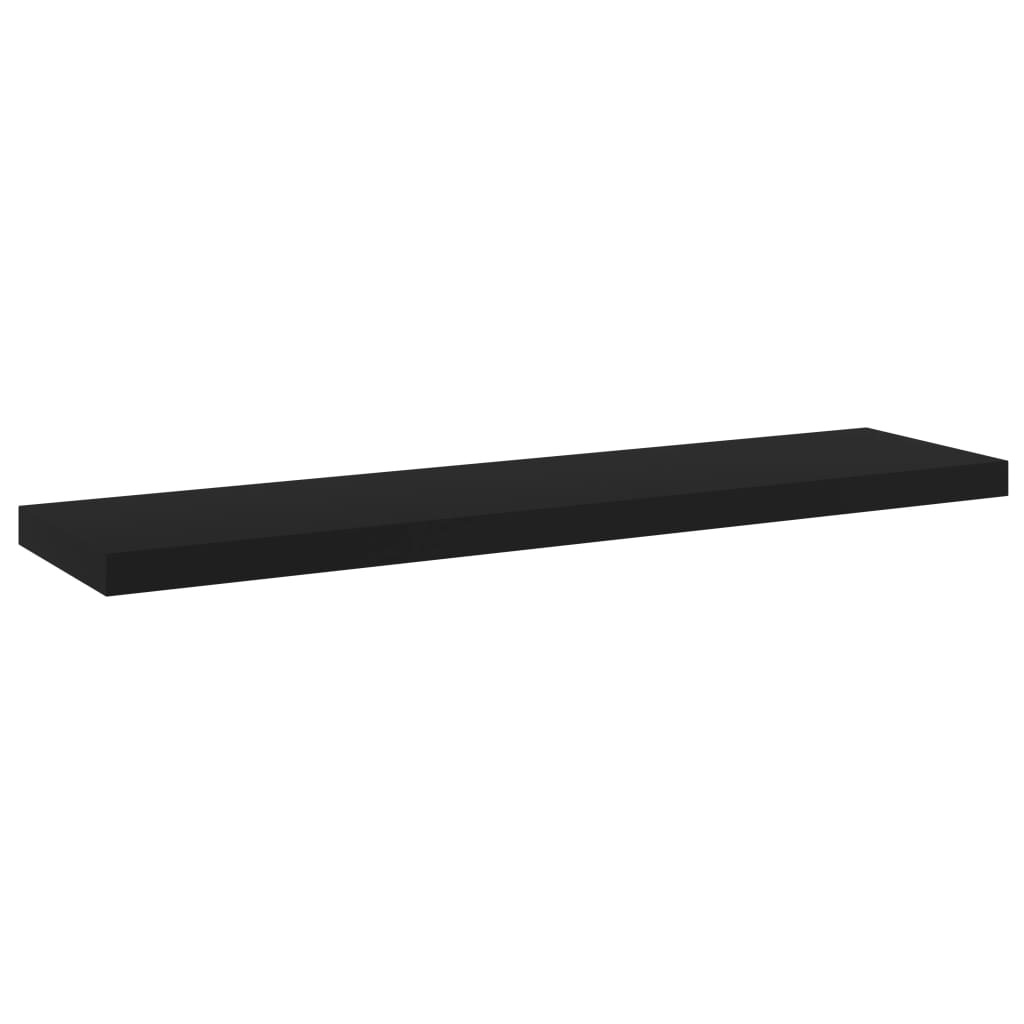 Bookshelf Boards 8 pcs Black 40x10x1.5 cm Engineered Wood