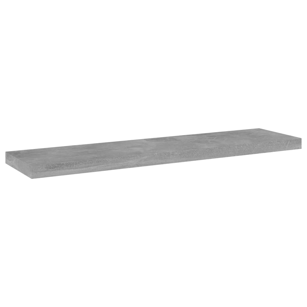 Bookshelf Boards 4 pcs Concrete Grey 40x10x1.5 cm Engineered Wood