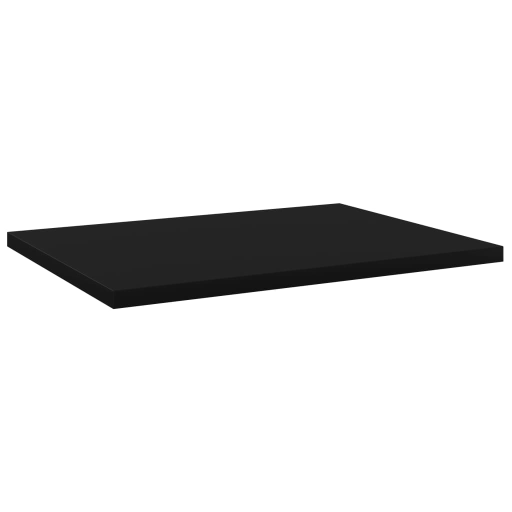 Bookshelf Boards 4 pcs Black 40x30x1.5 cm Engineered Wood