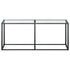 Console Table Transparent 180x35x75.5cm Tempered Glass