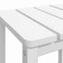 Garden Adirondack Table White 38x38x46 cm HDPE