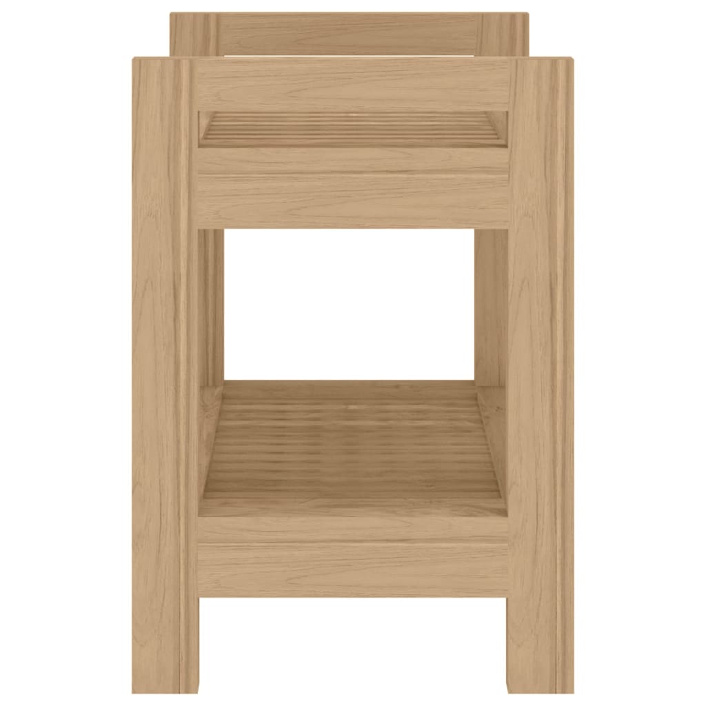 Bathroom Side Table 45x30x45 cm Solid Wood Teak