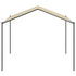 Canopy Tent Beige 4x4 m Steel  and Fabric