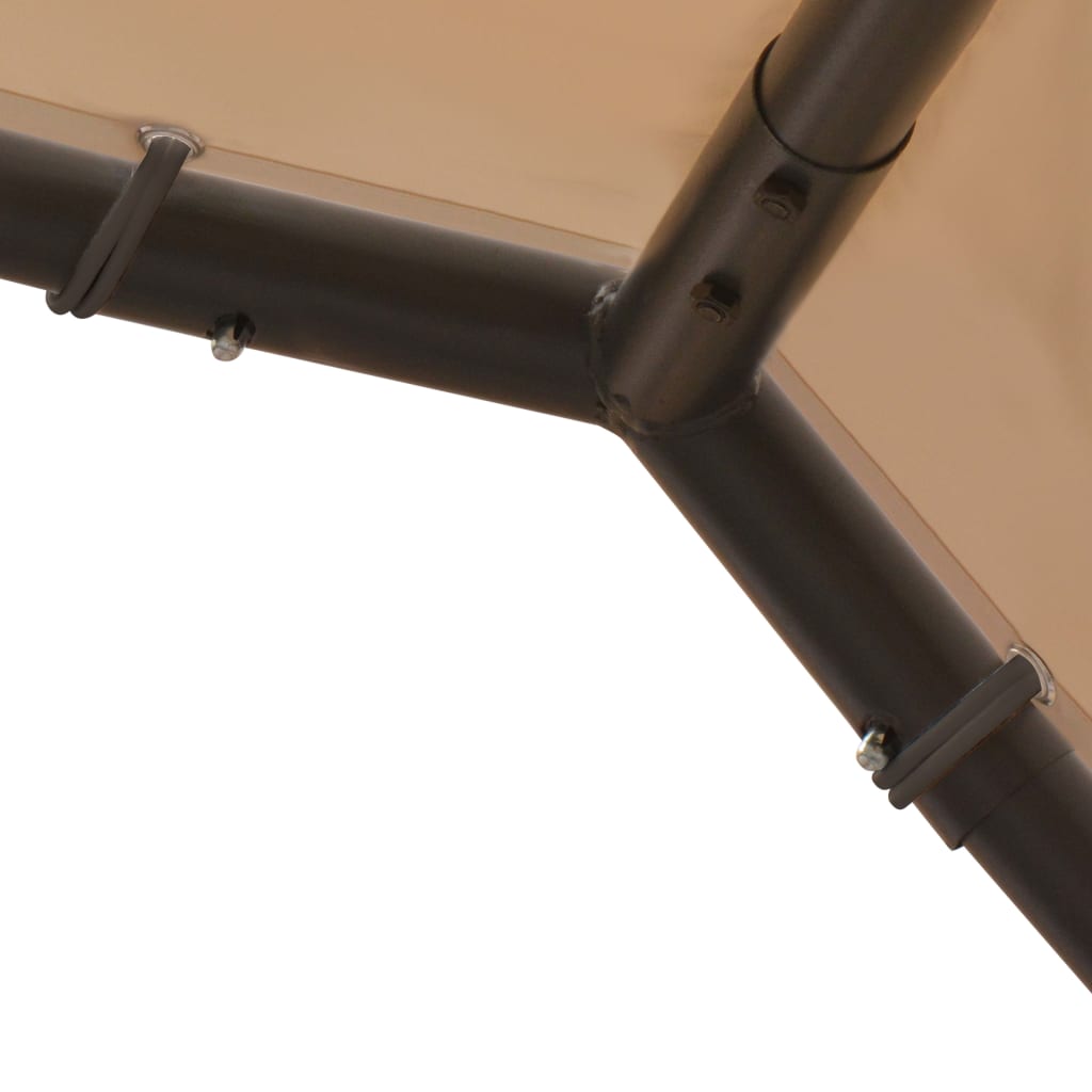 Canopy Tent Beige 4x4 m Steel  and Fabric