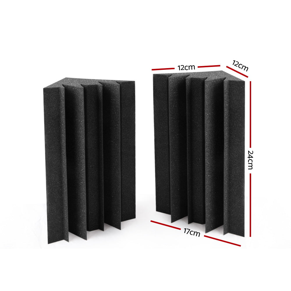 Acoustic Foam 20pcs Corner Bass Trap Sound Absorption Proofing Treatment