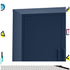 Buffet Sideboard Metal Cabinet - SWEETHEART Blue