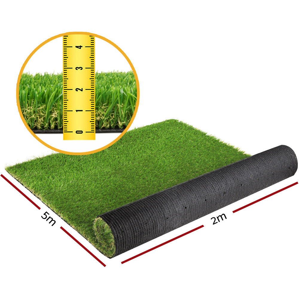 Artificial Grass 20mm 2mx5m Synthetic Fake Lawn Turf Plastic Plant 4-coloured