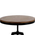 Bar Table 67-86CM Height Round Brown