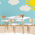 5PCS Kids Table and Chairs Set Activity Toy Play Desk