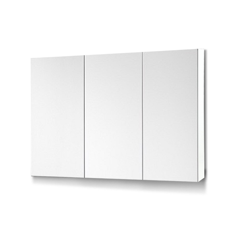 Bathroom Vanity Mirror with Storage Cabinet  White