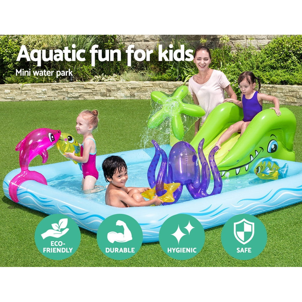 Kids Pool 239x206x86cm Inflatable Above Ground Swimming Play Pools 308L