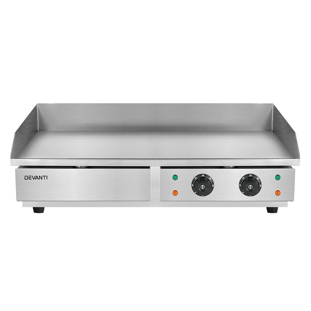 Commercial Electric Griddle 73cm BBQ Grill Plate 4400W