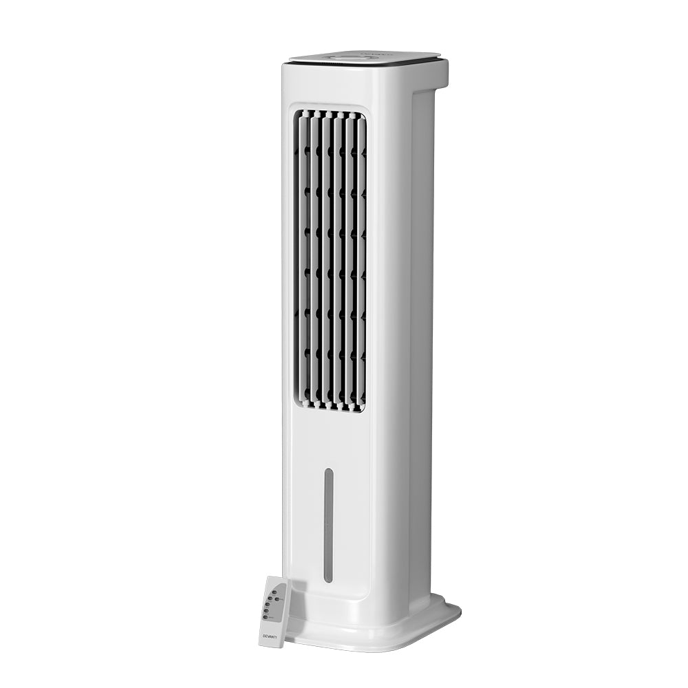 Evaporative Air Cooler Tower Conditioner Portable Cool Fan Humidifier 6L