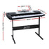 61 Keys Electronic Piano Keyboard Digital Electric w/ Stand Beginner Silver