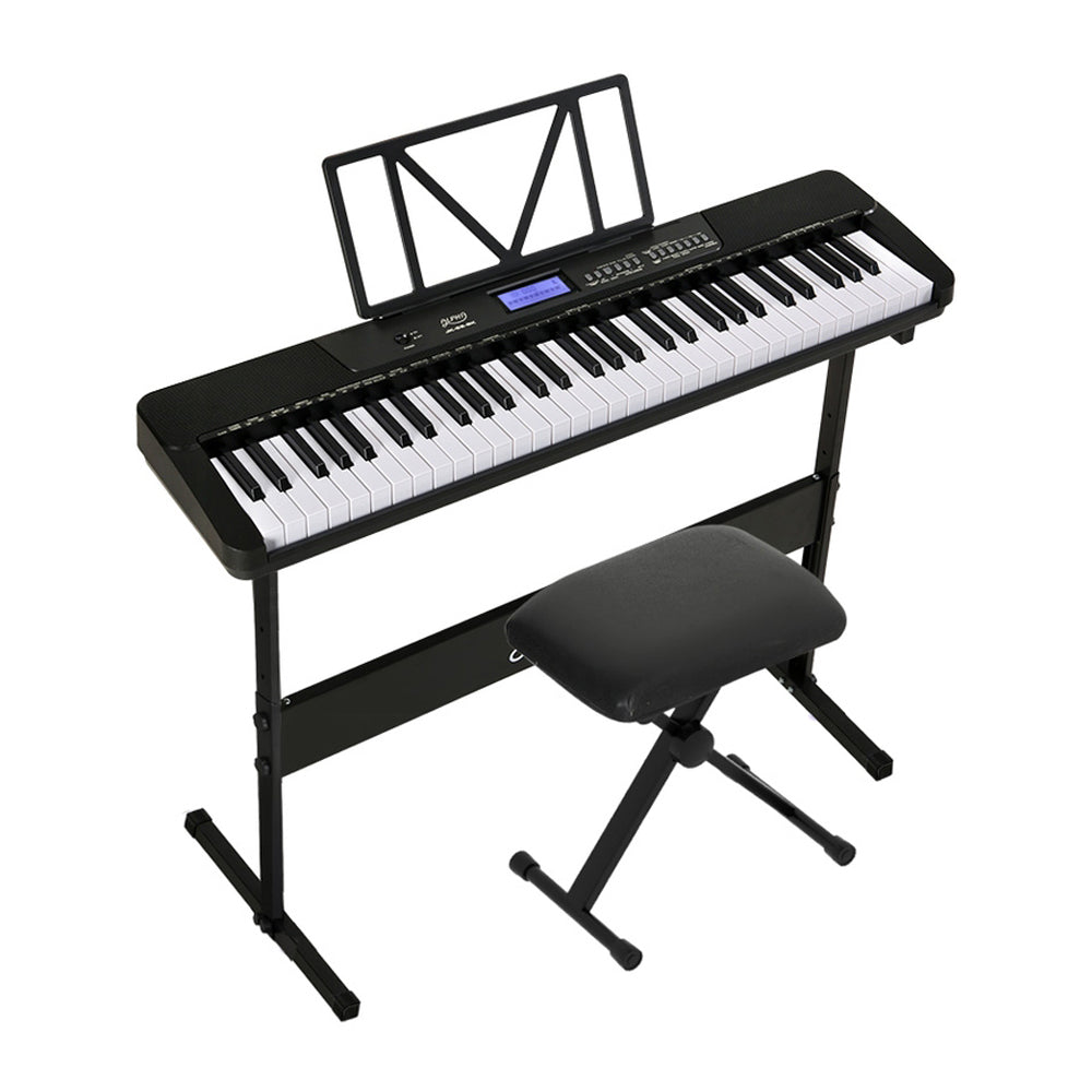 61 Keys Electronic Piano Keyboard Digital Electric w/ Stand Stool Touch