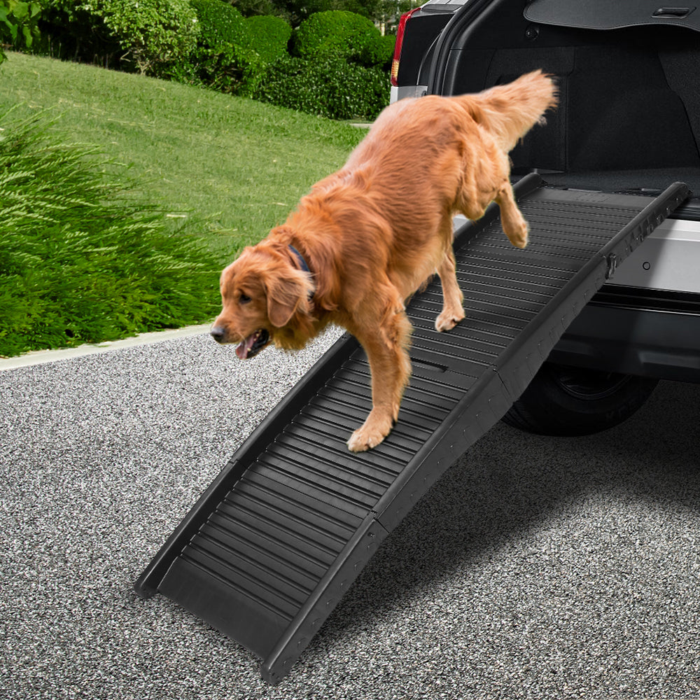 Dog Ramp Pet Stairs Steps For Car SUV Ladder Travel Foldable Portable