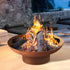 Fire Pit Bowl Cast Iron Rustic 70cm