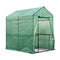 Greenhouse 1.2x1.9x1.9M Walk in Green House Tunnel Plant Garden Shed 4 Shelves