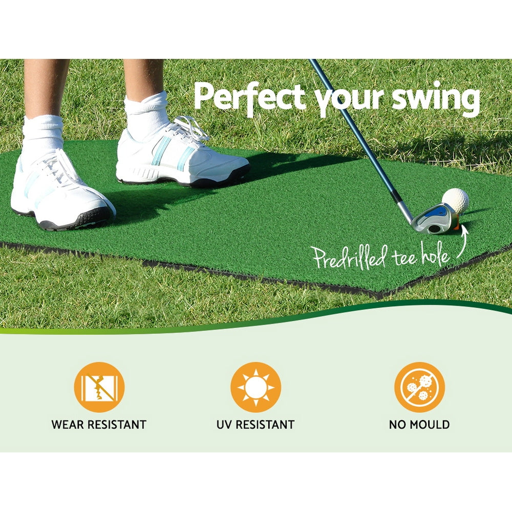 Golf Hitting Practice Mat Portable Driving�Range�Training Aid 80x60cm