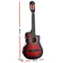 34 Inch Classical Guitar Wooden Body Nylon String Beginner Kids Gift Red