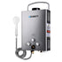 Portable Gas Water Heater 8L/Min LPG System Grey