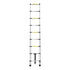 2.6M Telescopic Ladder Aluminium Extension Extendable Steps Adjustable Height