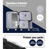 3pcs LuggageTrolley Set Travel Suitcase Storage Organiser Carry On Hard Case TSA Lightweight Black