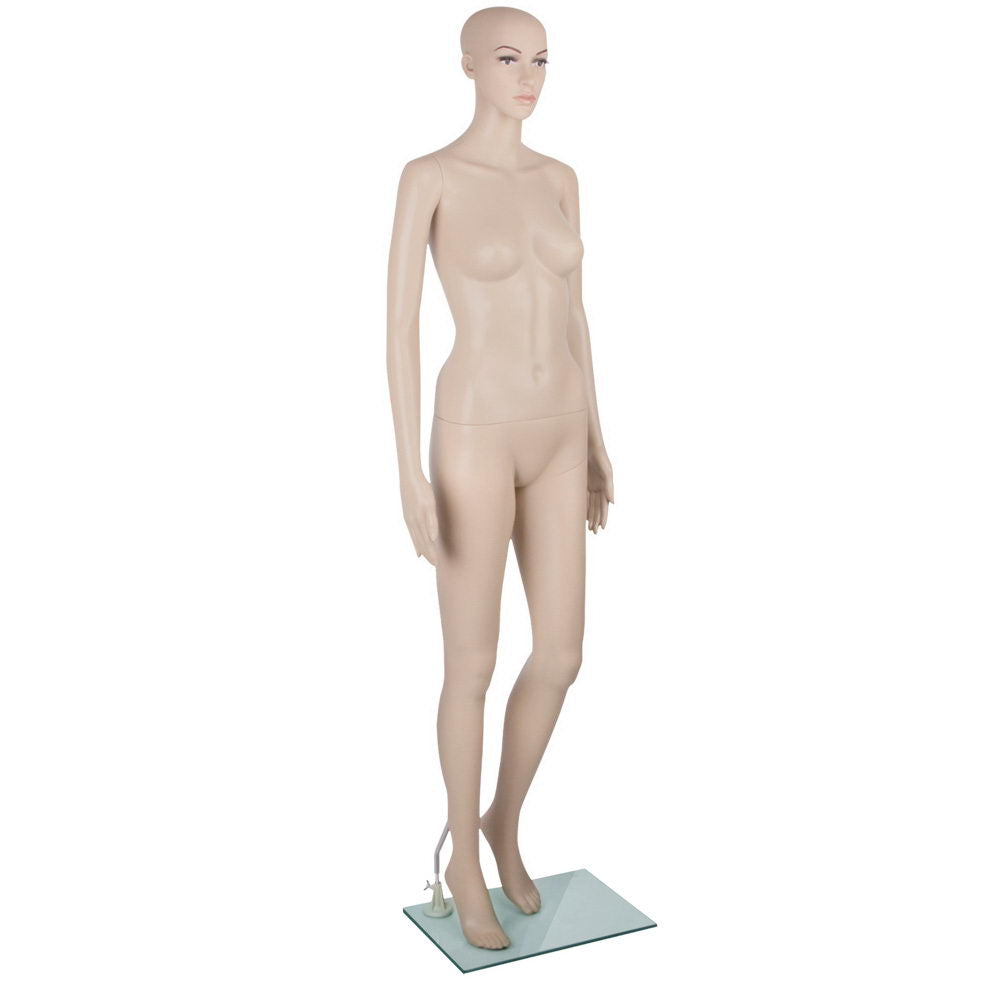 175cm Tall Full Body Female Mannequin  Skin Coloured